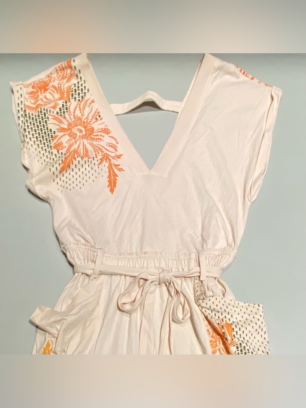 Daily Practice by Anthropologie Short-Sleeve V-Neck Midi Dress, size S - Picture 5 of 10